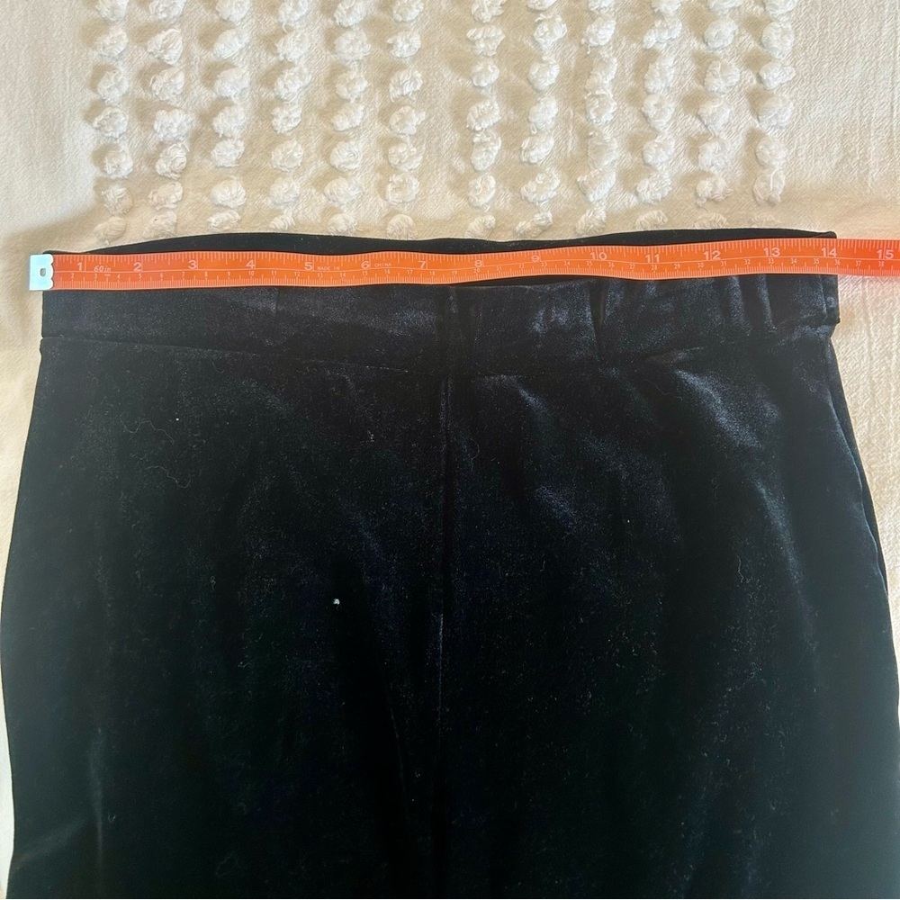 J. Crew Women’s Black Velvet Leggings Sz S - Picture 7 of 10
